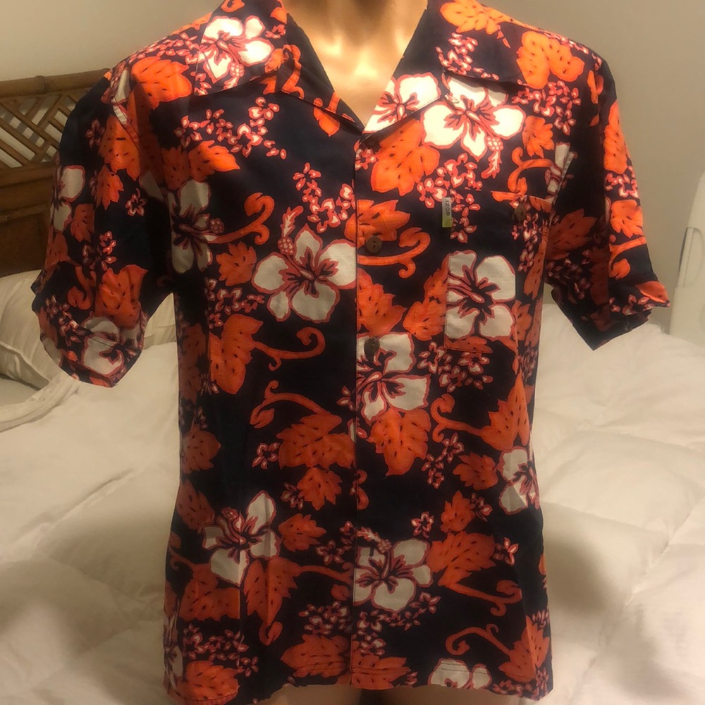 IZOD 2005 Pinehurst Hawaiian Shirt L